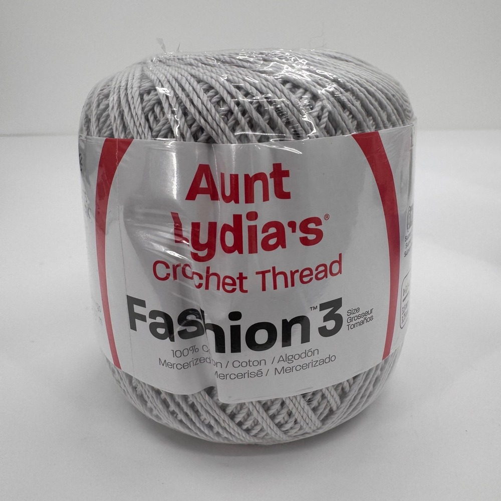 Aunt Lydia's Fashion 3 Crochet Thread Lot 7 Assorted Colors 100% Cotton 150 Yard - Picture 8 of 16